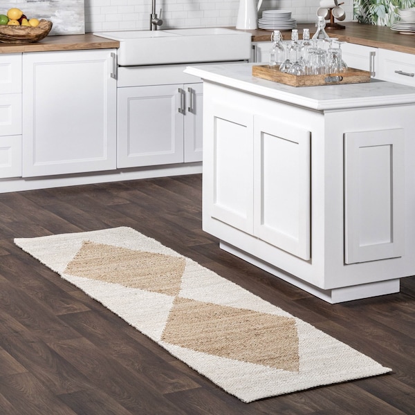 Nuloom Pandora Diamond Jute Area Rug 2ft x 8ft TATN03B-208 - main